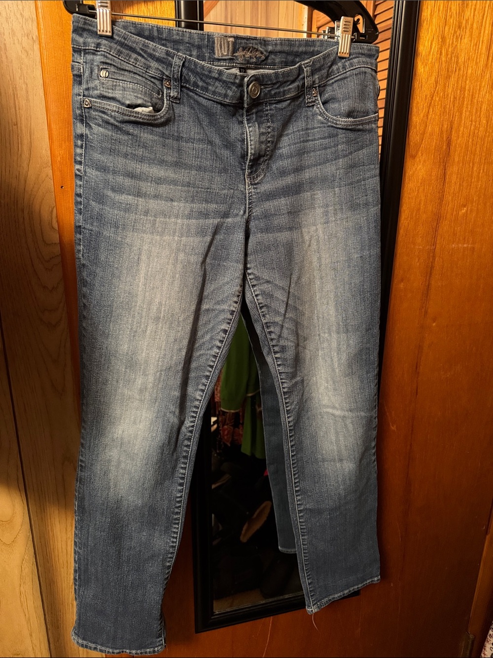Kut from the Kloth Light Wash Straight Leg Jeans